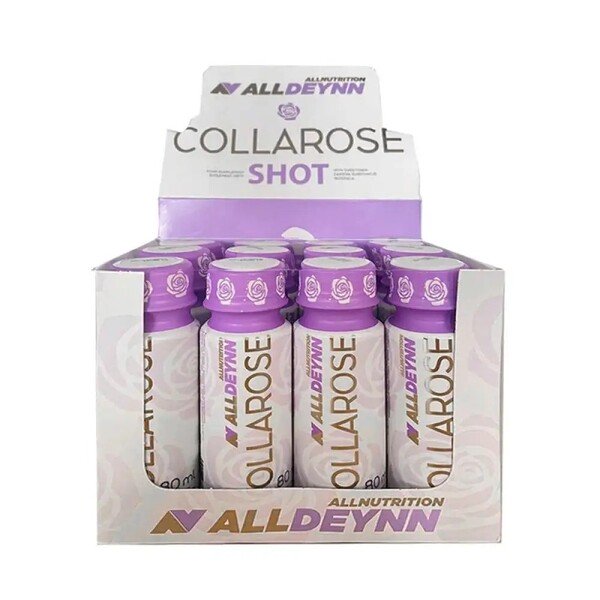 AllDeynn Collarose Shot, Raspberry Wild Strawberry - 12 x 80ml