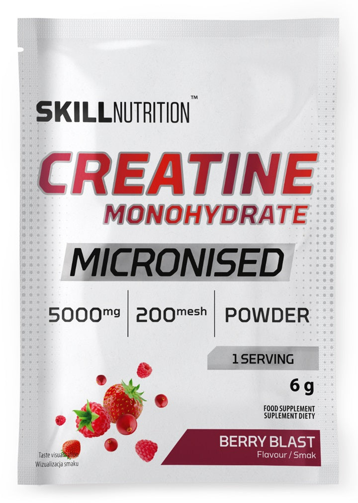 Micronised Creatine Monohydrate, Berry Blast - 6 grams (1 serving)