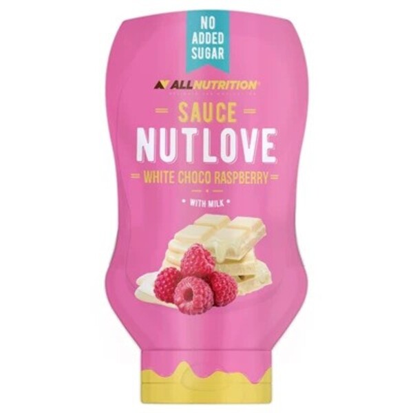 Nutlove Sauce, White Choco Raspberry - 280ml