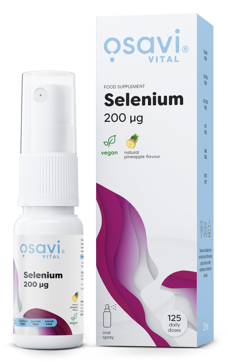 Selenium Oral Spray, 200mcg (Pineapple) - 25ml