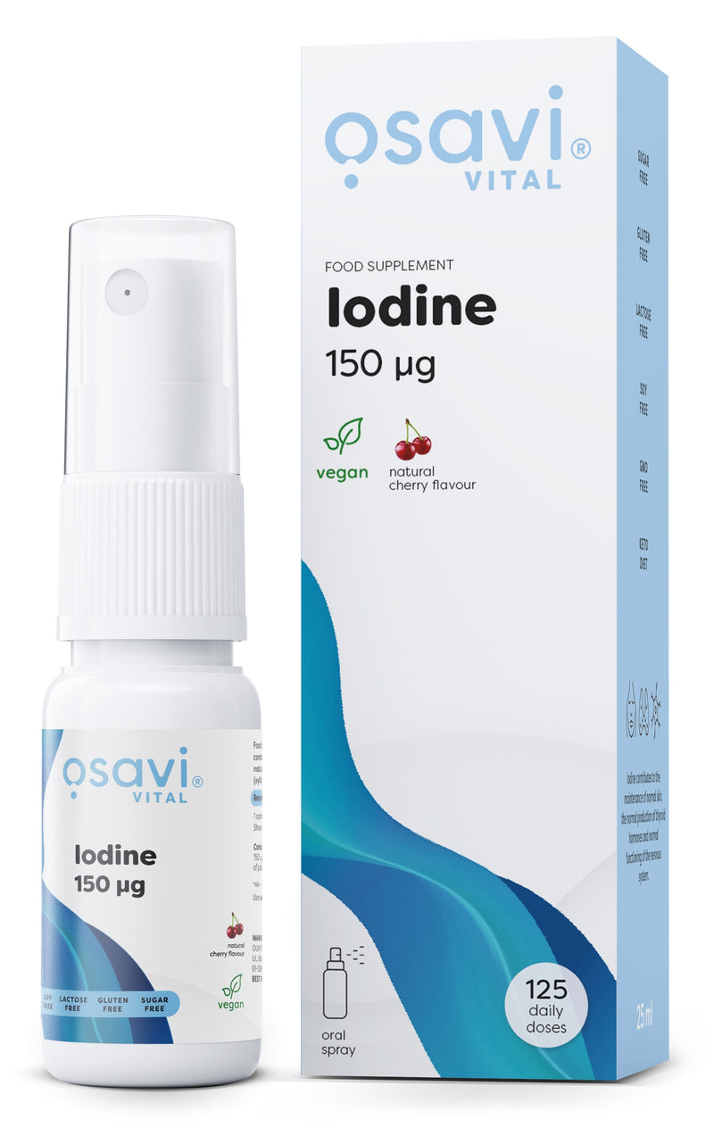 Iodine Oral Spray, 150mcg (Cherry) - 25ml