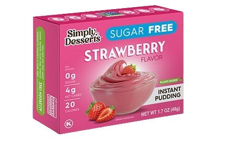 Instant Pudding, Strawberry - 48 grams