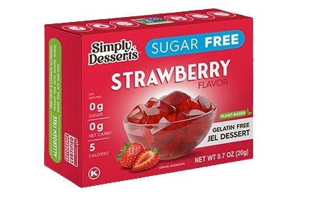 Jel Dessert, Strawberry - 20 grams