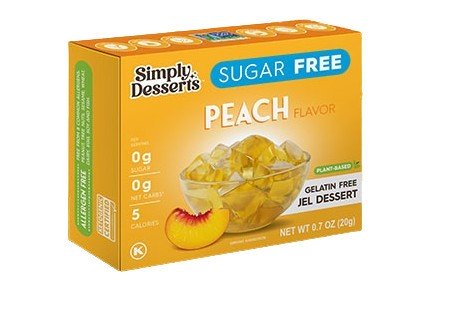 Jel Dessert, Peach - 20 grams