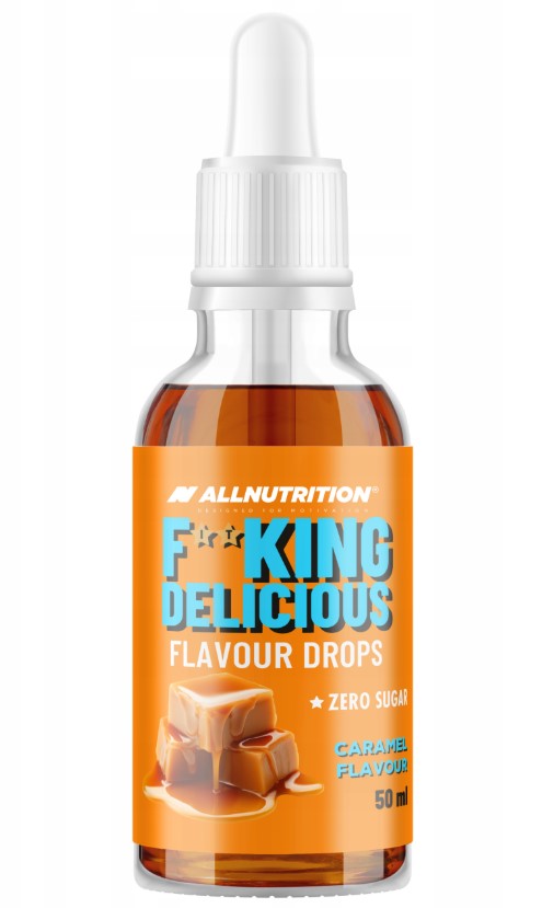 Fitking Delicious Flavour Drops, Caramel - 50ml
