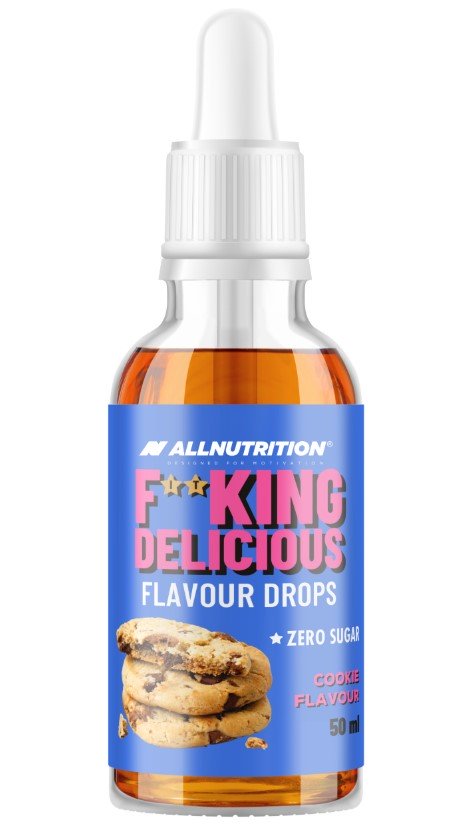 Fitking Delicious Flavour Drops, Cookie - 50ml