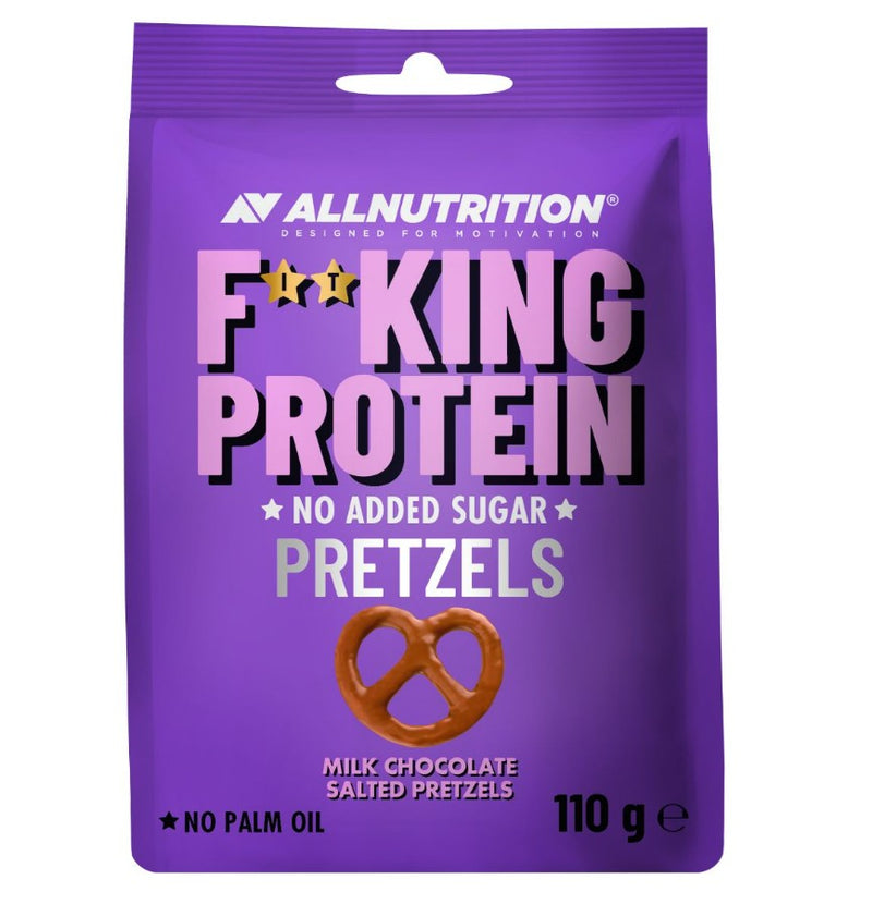 Fitking Protein Pretzels, Milk Chocolate Salted - 110 grams