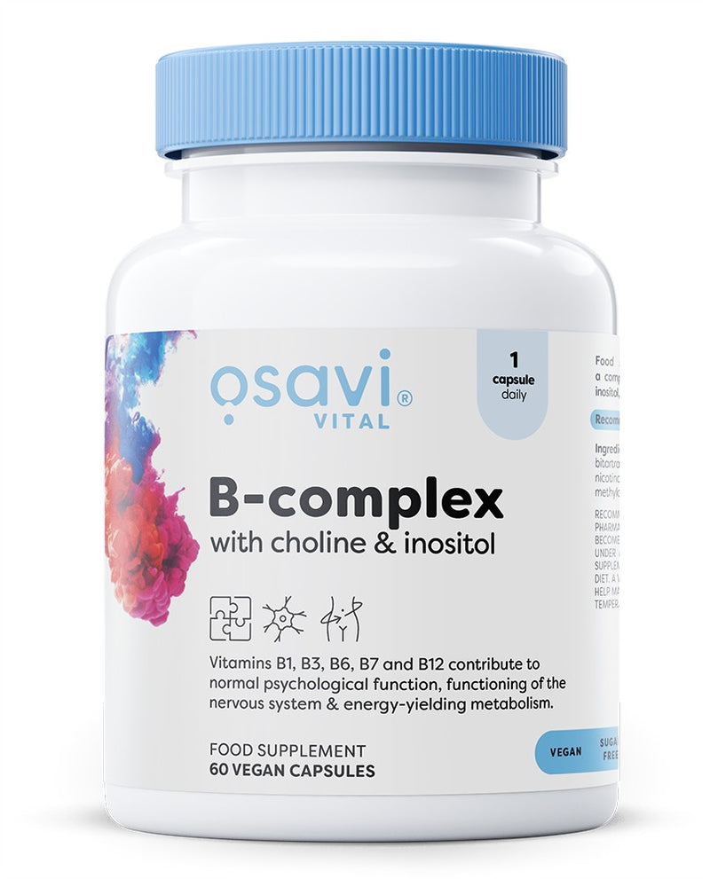 B-Complex with Choline & Inositol - 60 vegan caps