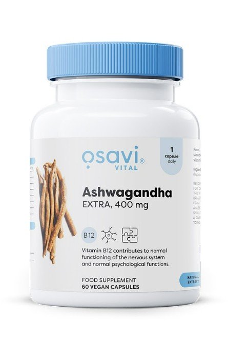Ashwagandha Extra, 400mg - 60 vegan caps