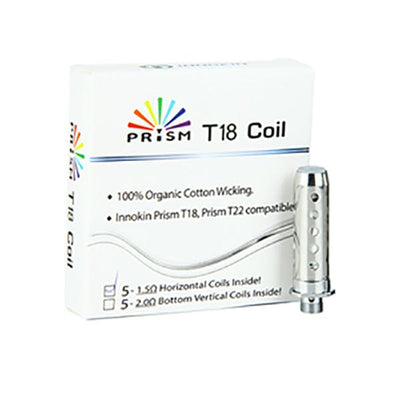 Innokin Vaping Products 1.5 Ohm Innokin Prism T18 1.5/2.0/1.7 Ohm Coils