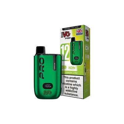 IVG Vaping Products 10mg IVG Pro 12 Prefilled Pod Vape Kit 10000 Puffs