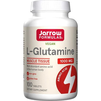 Jarrow Formulas Amino Acids and BCAAs L-Glutamine, 1000mg - 100 tablets