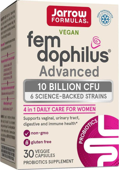 Jarrow Formulas Fem-Dophilus Advanced - Refrigerated, 10 Billion CFU - 30 vcaps