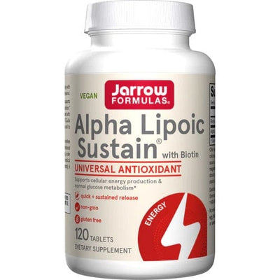 Jarrow Formulas Health and Wellbeing Alpha Lipoic Sustain with Biotin - 120 tablets