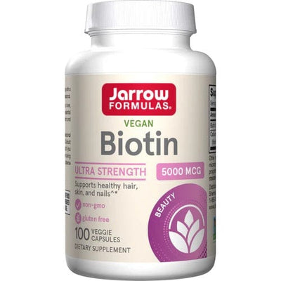 Jarrow Formulas Health and Wellbeing Biotin, 5000mcg - 100 vcaps