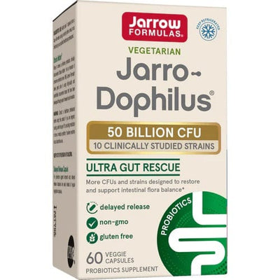 Jarrow Formulas Health and Wellbeing Jarro-Dophilus Ultra Gut Rescue, 50 Billion CFU - 60 vcaps