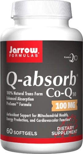 Jarrow Formulas Health and Wellbeing Q-absorb, 100mg - 60 softgels