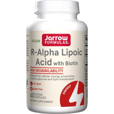 Jarrow Formulas Health and Wellbeing R-Alpha Lipoic Acid with Biotin - 60 vcaps