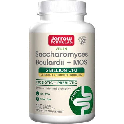 Jarrow Formulas Health and Wellbeing Saccharomyces Boulardii + MOS - 180 vcaps