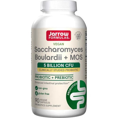 Jarrow Formulas Health and Wellbeing Saccharomyces Boulardii + MOS - 90 vcaps