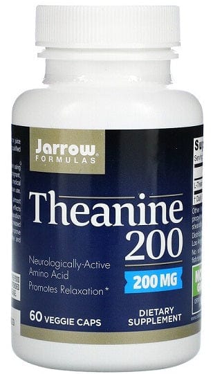 Jarrow Formulas Health and Wellbeing Theanine, 200mg - 60 vcaps