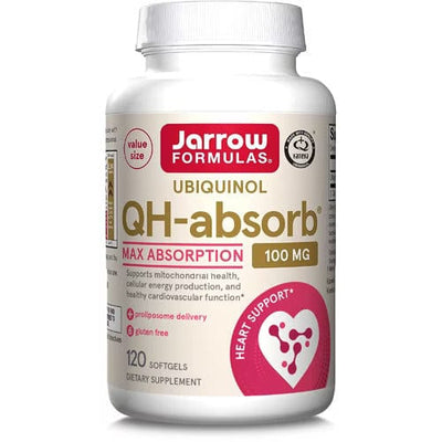 Jarrow Formulas Health and Wellbeing Ubiquinol QH-absorb, 100mg - 120 softgels