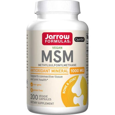 Jarrow Formulas Joint Support MSM (Methyl-Sulfonyl-Methane), 1000mg - 200 vcaps