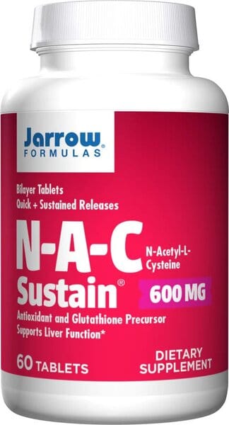 Jarrow Formulas N-A-C Sustain, 600mg - 60 tabs