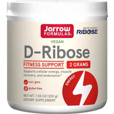 Jarrow Formulas Supplements D-Ribose, Powder - 200 grams