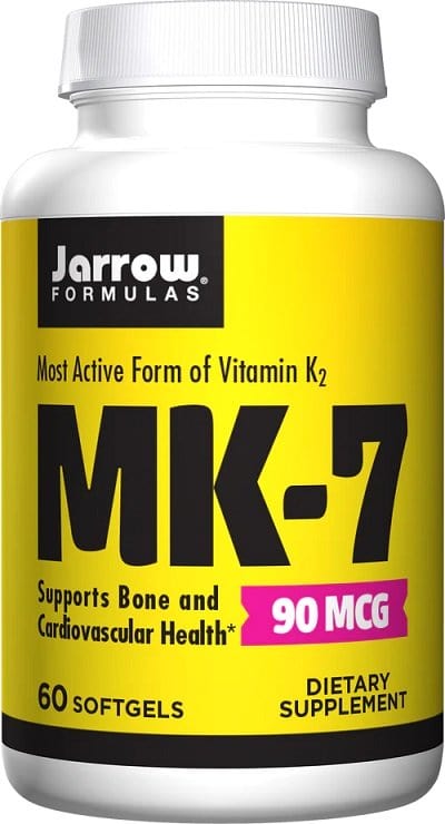 Jarrow Formulas Vitamins & Minerals MK-7, 90mcg - 60 softgels