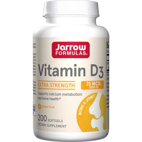 Jarrow Formulas Vitamins & Minerals Vitamin D3, 25mcg - 200 softgels