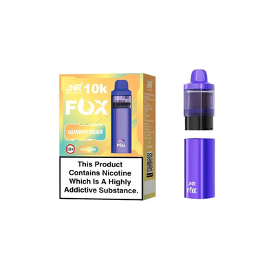 JNR Vaping Products 20mg JNR Fox 10k Prefilled Pods