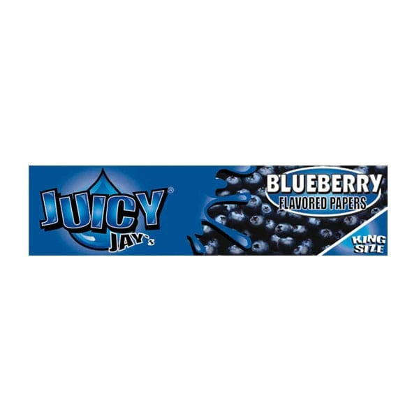 Juicy Jay Smoking Products Liquorice Juicy Jay King Size Flavoured Slim Rolling Paper - Full Box 24 Pcs