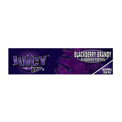 Juicy Jay Smoking Products Liquorice Juicy Jay King Size Flavoured Slim Rolling Paper - Full Box 24 Pcs