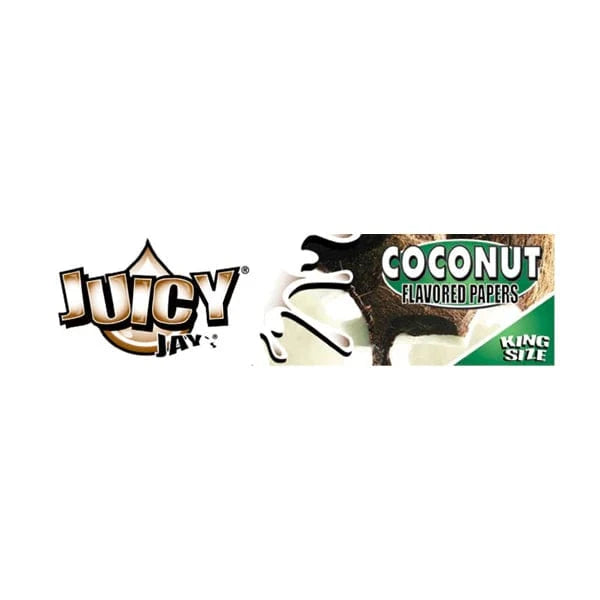 Juicy Jay Smoking Products Liquorice Juicy Jay King Size Flavoured Slim Rolling Paper - Full Box 24 Pcs