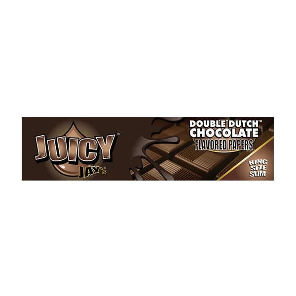 Juicy Jay Smoking Products Liquorice Juicy Jay King Size Flavoured Slim Rolling Paper - Full Box 24 Pcs