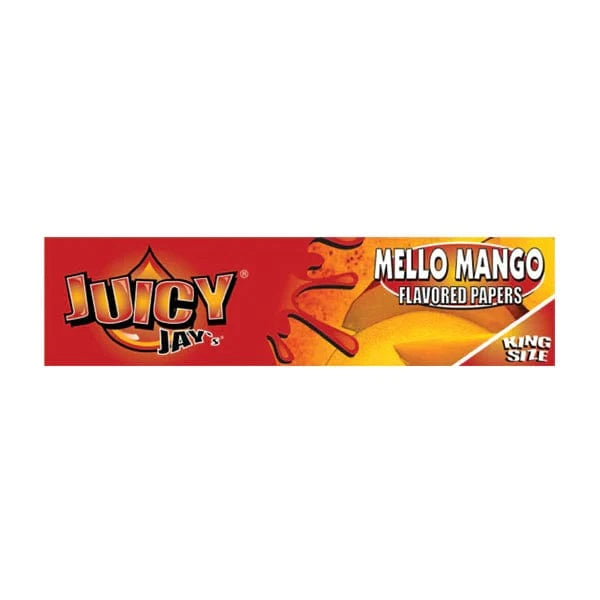 Juicy Jay Smoking Products Liquorice Juicy Jay King Size Flavoured Slim Rolling Paper - Full Box 24 Pcs