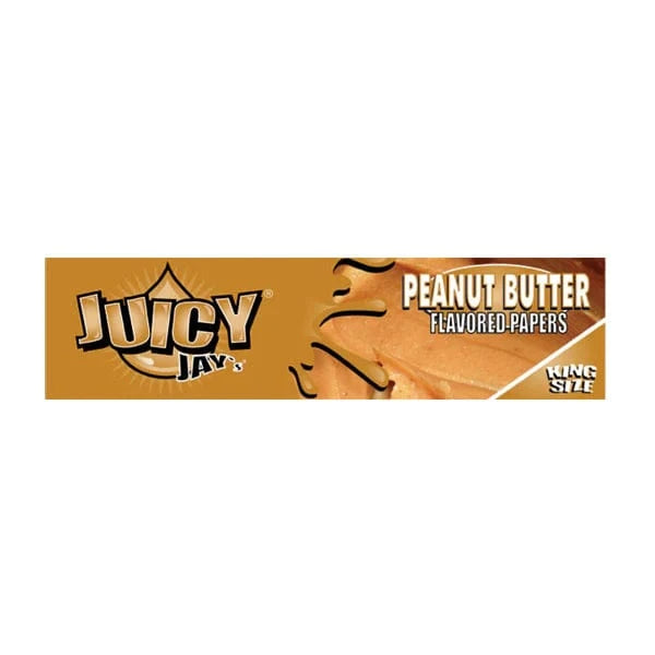 Juicy Jay Smoking Products Liquorice Juicy Jay King Size Flavoured Slim Rolling Paper - Full Box 24 Pcs