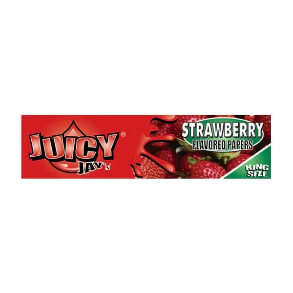 Juicy Jay Smoking Products Liquorice Juicy Jay King Size Flavoured Slim Rolling Paper - Full Box 24 Pcs