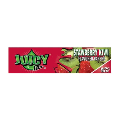 Juicy Jay Smoking Products Liquorice Juicy Jay King Size Flavoured Slim Rolling Paper - Full Box 24 Pcs