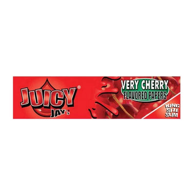Juicy Jay Smoking Products Liquorice Juicy Jay King Size Flavoured Slim Rolling Paper - Full Box 24 Pcs