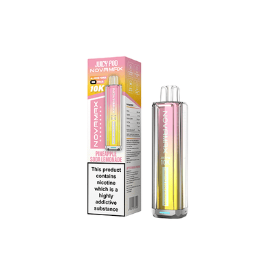 Juicy Pod Vaping Products 20mg Juicy Pod Novamax Disposable Pod Vape Kit 10000 Puffs