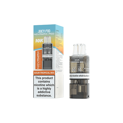 Juicy Pod Vaping Products 20mg Juicy Pod Novamax Prefilled Pods 10000 Puffs - 1 Pcs