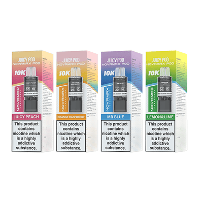 Juicy Pod Vaping Products 20mg Juicy Pod Novamax Prefilled Pods 10000 Puffs - 1 Pcs