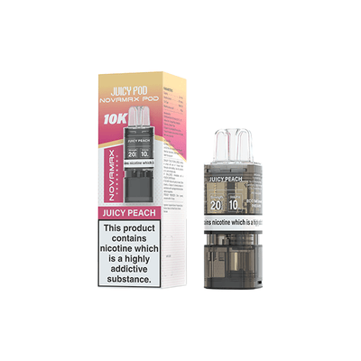 Juicy Pod Vaping Products 20mg Juicy Pod Novamax Prefilled Pods 10000 Puffs - 1 Pcs