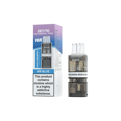 Juicy Pod Vaping Products 20mg Juicy Pod Novamax Prefilled Pods 10000 Puffs - 1 Pcs