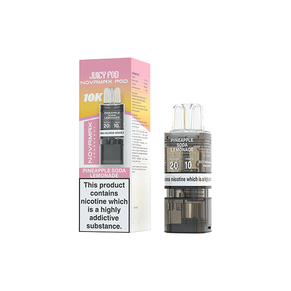 Juicy Pod Vaping Products 20mg Juicy Pod Novamax Prefilled Pods 10000 Puffs - 1 Pcs