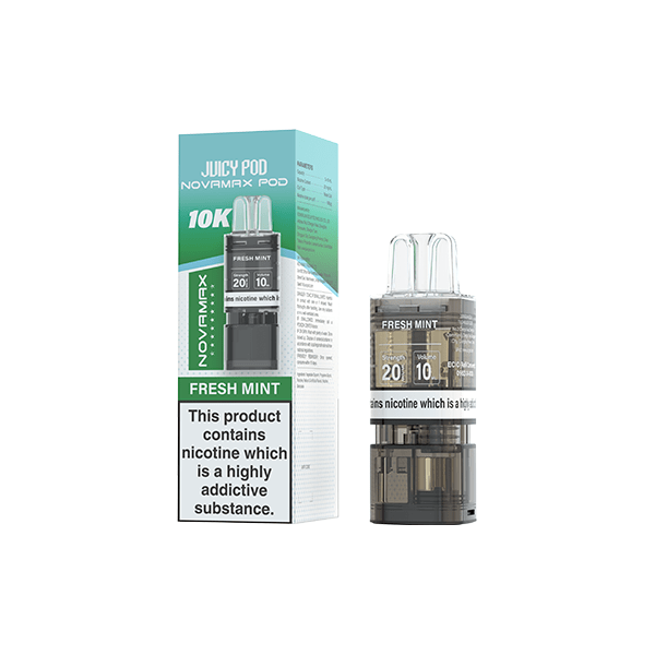 Juicy Pod Vaping Products 20mg Juicy Pod Novamax Prefilled Pods 10000 Puffs - 1 Pcs