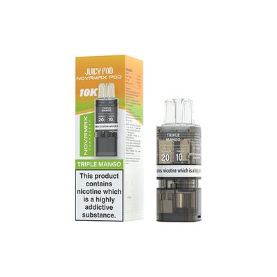 Juicy Pod Vaping Products 20mg Juicy Pod Novamax Prefilled Pods 10000 Puffs - 1 Pcs