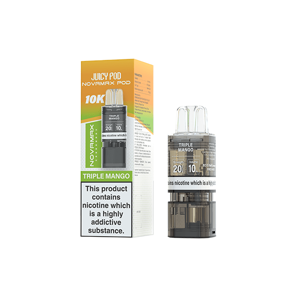 Juicy Pod Vaping Products 20mg Juicy Pod Novamax Prefilled Pods 10000 Puffs - 1 Pcs